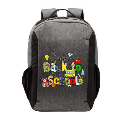 Back To School Happy First Day Of School Teachers Students Vector Backpack