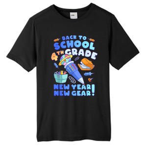 Back To School Boy 4th Grade School Supplies Tall Fusion ChromaSoft Performance T-Shirt