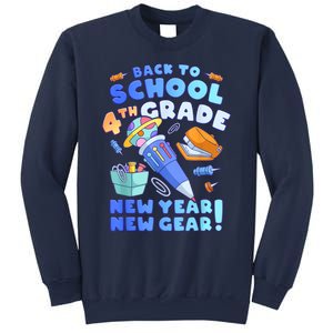 Back To School Boy 4th Grade School Supplies Sweatshirt