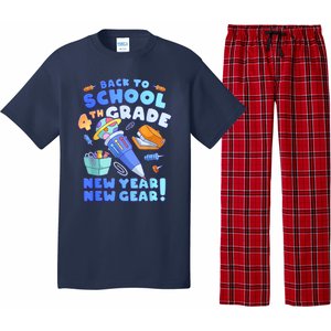 Back To School Boy 4th Grade School Supplies Pajama Set