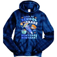 Back To School Boy 4th Grade School Supplies Tie Dye Hoodie