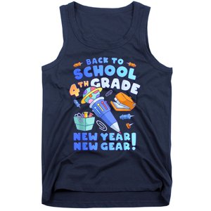 Back To School Boy 4th Grade School Supplies Tank Top