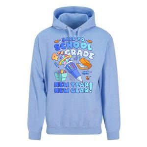 Back To School Boy 4th Grade School Supplies Unisex Surf Hoodie