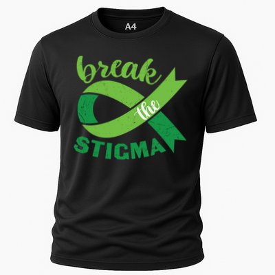 Break The Stigma Ribbon Mental Health Awareness Performance Shirt