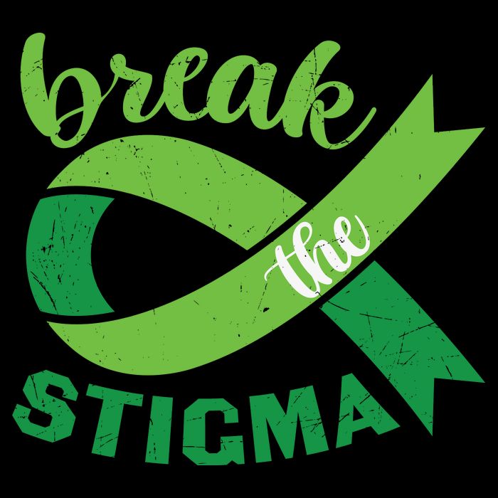 Break The Stigma Ribbon Mental Health Awareness Backpack