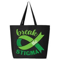 Break The Stigma Ribbon Mental Health Awareness 25L Jumbo Tote