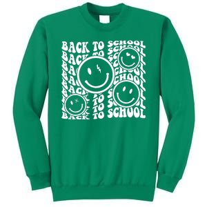 Back To School Retro Smile Face Sweatshirt