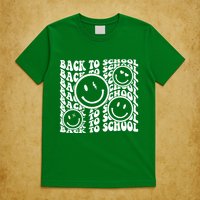 Back To School Retro Smile Face T-Shirt