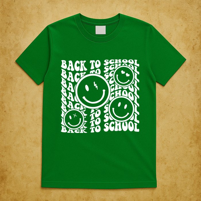 Back To School Retro Smile Face T-Shirt