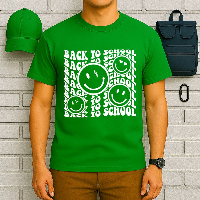 Back To School Retro Smile Face T-Shirt