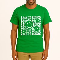 Back To School Retro Smile Face Tall T-Shirt
