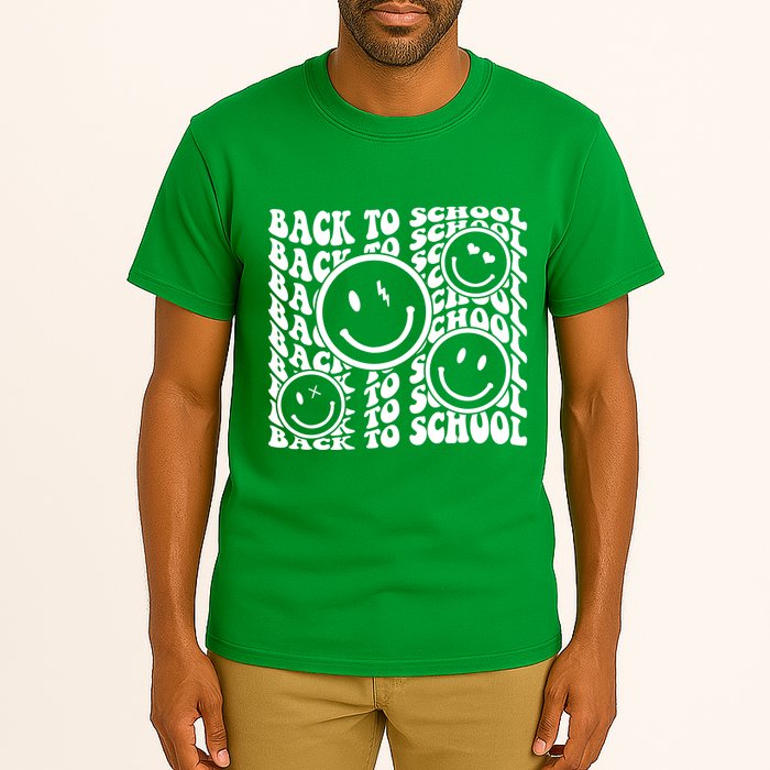 Back To School Retro Smile Face Tall T-Shirt