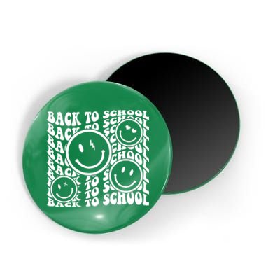 Back To School Retro Smile Face Magnet