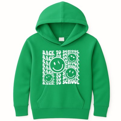 Back To School Retro Smile Face Kids Hoodie