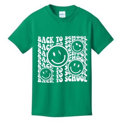 Back To School Retro Smile Face Kids T-Shirt