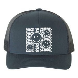 Back To School Retro Smile Face Yupoong Adult 5-Panel Trucker Hat