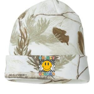 Back To School Oh Hey Second Grade Retro Teacher Student Kati Licensed 12" Camo Beanie