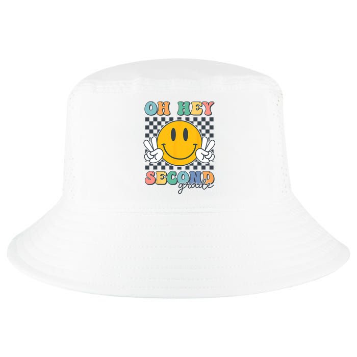 Back To School Oh Hey Second Grade Retro Teacher Student Cool Comfort Performance Bucket Hat