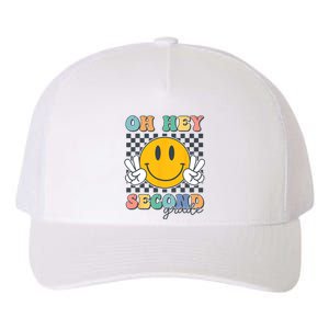 Back To School Oh Hey Second Grade Retro Teacher Student Yupoong Adult 5-Panel Trucker Hat