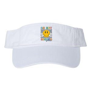 Back To School Oh Hey Second Grade Retro Teacher Student Valucap Bio-Washed Visor