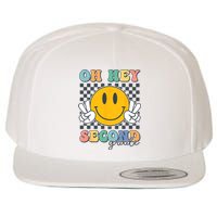 Back To School Oh Hey Second Grade Retro Teacher Student Wool Snapback Cap