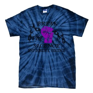 Break The Silence End Domestic Violence Tie-Dye T-Shirt