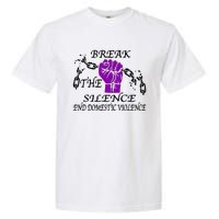 Break The Silence End Domestic Violence Garment-Dyed Heavyweight T-Shirt