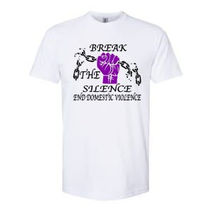 Break The Silence End Domestic Violence Softstyle CVC T-Shirt