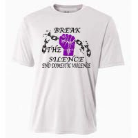 Break The Silence End Domestic Violence Cooling Performance Crew T-Shirt