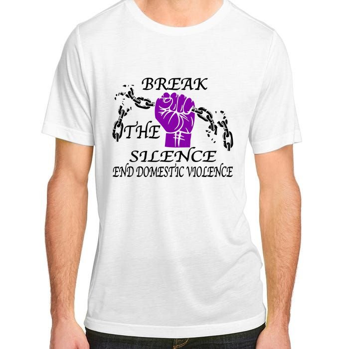 Break The Silence End Domestic Violence Adult ChromaSoft Performance T-Shirt