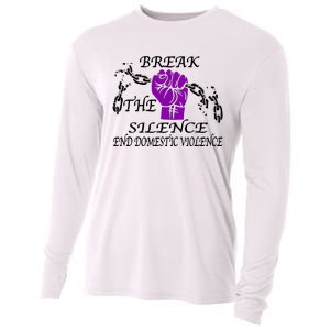 Break The Silence End Domestic Violence Cooling Performance Long Sleeve Crew