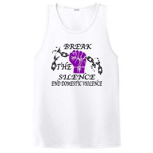 Break The Silence End Domestic Violence PosiCharge Competitor Tank