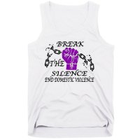 Break The Silence End Domestic Violence Tank Top