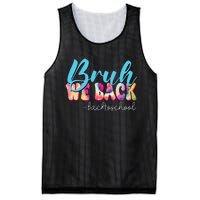 Back To School Tie Dye Bruh We Back For Teacher Mesh Reversible Basketball Jersey Tank