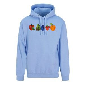 Back To School Cute Hungry Caterpillar Teacher Kindergarten Unisex Surf Hoodie