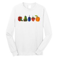 Back To School Cute Hungry Caterpillar Teacher Kindergarten Long Sleeve Shirt