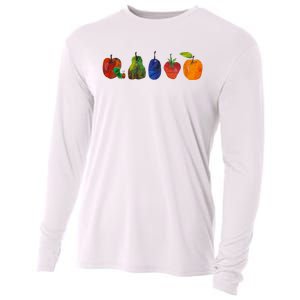 Back To School Cute Hungry Caterpillar Teacher Kindergarten Cooling Performance Long Sleeve Crew