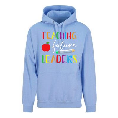 Back To School Teaching Future Leaders Teacher Life Gifts Unisex Surf Hoodie