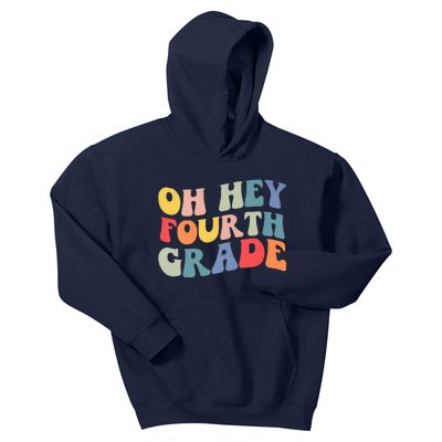 Back To School Students Teacher Oh Hey 4th Fourth Grade Kids Hoodie