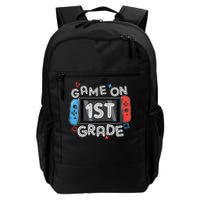 Back To School Game On 1st Grade Funny Gamer Kids Boy Daily Commute Backpack