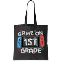 Back To School Game On 1st Grade Funny Gamer Kids Boy Tote Bag