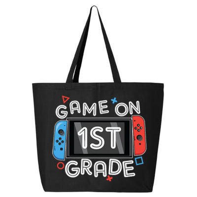 Back To School Game On 1st Grade Funny Gamer Kids Boy 25L Jumbo Tote