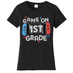 Back To School Game On 1st Grade Funny Gamer Kids Boy Women's T-Shirt