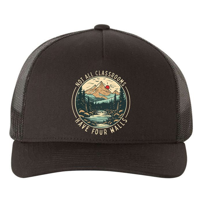 Back To School Not All Classrooms Have Four Walls Camping Yupoong Adult 5-Panel Trucker Hat