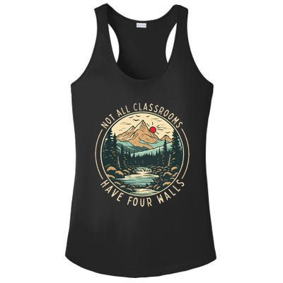 Back To School Not All Classrooms Have Four Walls Camping Ladies PosiCharge Competitor Racerback Tank