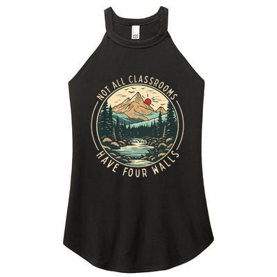 Back To School Not All Classrooms Have Four Walls Camping Women's Perfect Tri Rocker Tank