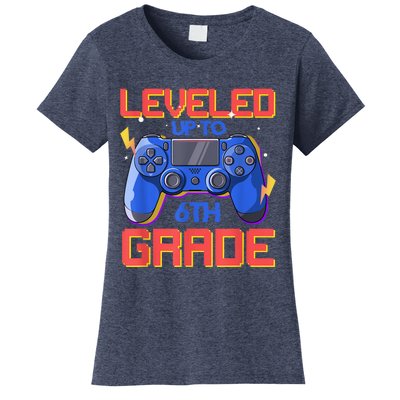 Back To School Leveled Up To 6th Grade Gamer Boy Girls Women's T-Shirt