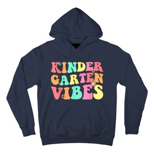 Back To School Kindergarten Vibes Groovy Teacher Wo Kid Hoodie