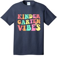 Back To School Kindergarten Vibes Groovy Teacher Wo Kid T-Shirt