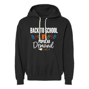 Back To School By Popular Ded Typography Gift Garment-Dyed Fleece Hoodie